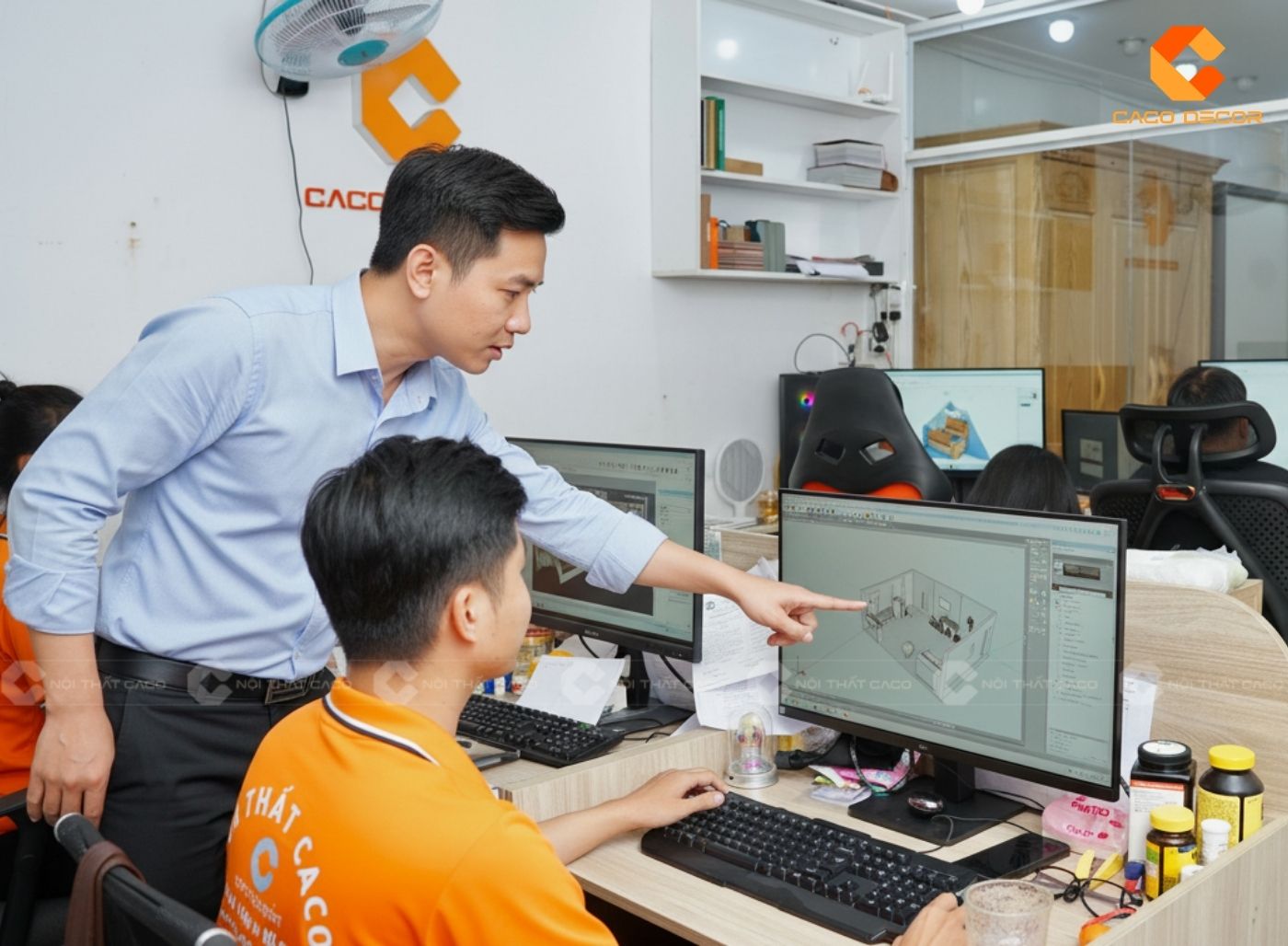 Khách hàng để xuất ý tưởng theo yêu cầu cho đội ngũ CaCo